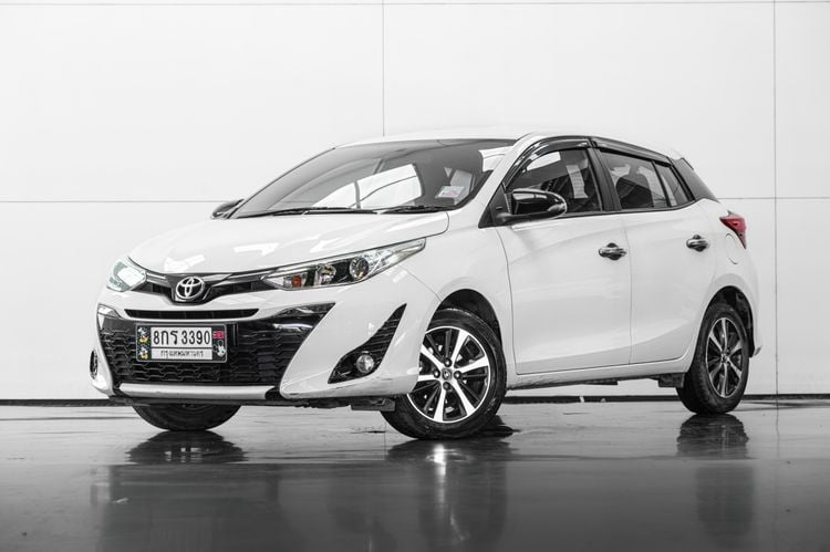 Toyota Yaris 2019 1.2 G Sedan เบนซิน ไม่ติดแก๊ส เกียร์อัตโนมัติ ขาว รูปที่ 3