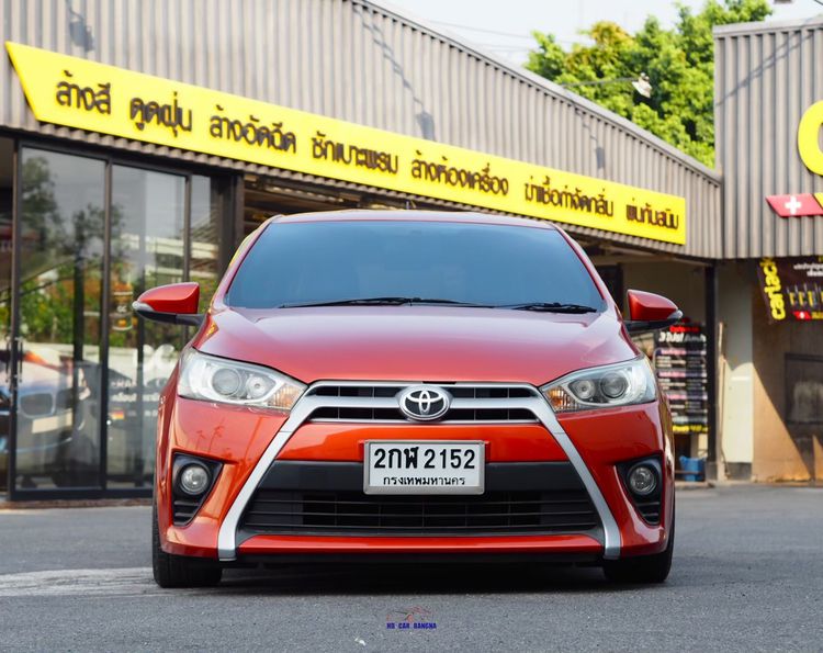 Toyota Yaris 2014 1.5 G Limited Sedan เบนซิน ไม่ติดแก๊ส เกียร์อัตโนมัติ ส้ม รูปที่ 2