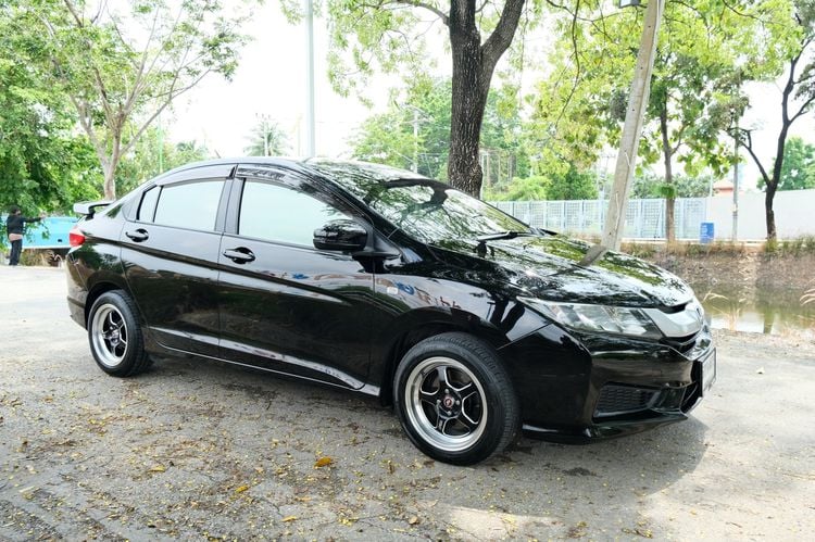 Honda City 2016 1.5 S i-VTEC Sedan เบนซิน ไม่ติดแก๊ส เกียร์อัตโนมัติ ดำ รูปที่ 1