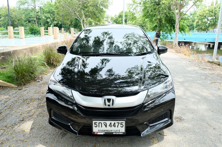 Honda City 2016 1.5 S i-VTEC Sedan เบนซิน ไม่ติดแก๊ส เกียร์อัตโนมัติ ดำ รูปที่ 2