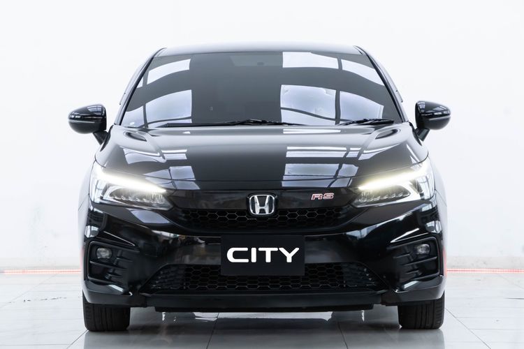 Honda City 2022 1.0 RS Sedan เบนซิน ไม่ติดแก๊ส เกียร์อัตโนมัติ ดำ รูปที่ 3