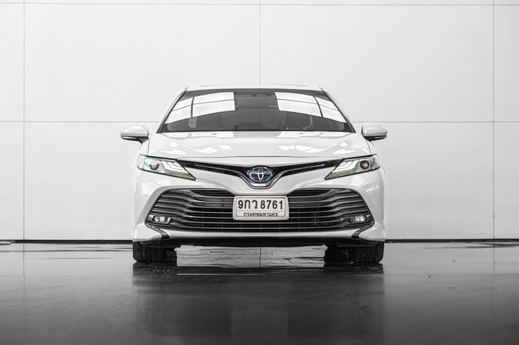 Toyota Camry 2020 2.5 Hybrid Sedan ไฮบริด ไม่ติดแก๊ส เกียร์อัตโนมัติ ขาว รูปที่ 4