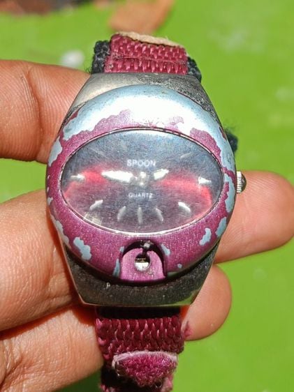 อื่นๆ 🔥🔥🔥 เปิดขาย นาฬิกา CLASSIC Vintage SPOON  สายผ้าเดิมๆ งานปีลึก เก่าเก็บ เท่ๆคลาสสิค ตรงยุค 🔥🔥🔥