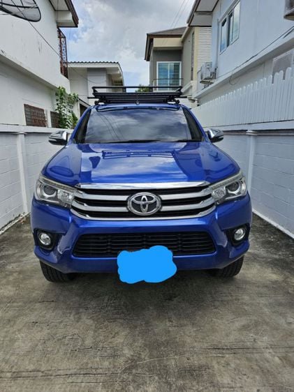 Toyota Hilux Revo 2015 2.8 G 4WD Pickup ดีเซล ไม่ติดแก๊ส เกียร์ธรรมดา น้ำเงิน รูปที่ 3