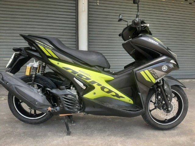 Yamaha Aerox รถบ้านสวยเดิมดียามาฮ่าาแอร็อค155ccปี2017หัวฉีดเครื่องเดิมเงียบดียางดีเดิมทั้งคันหลักฐานพร้อมภาษีไม่ขาดโอนได้ปกติราคา31000บาทขับนิ่มประหยัด