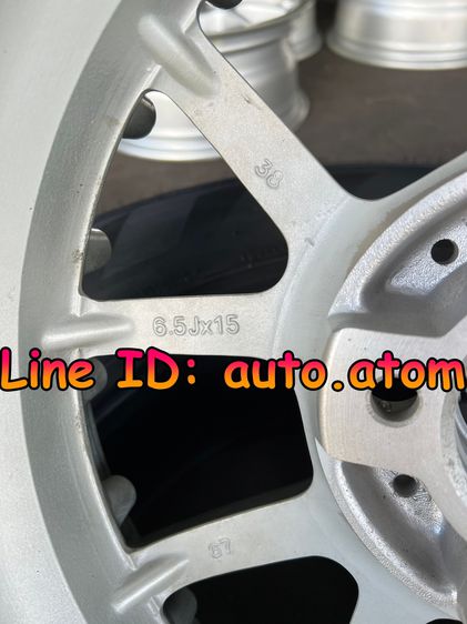 ขายแม็กซ์แต่ง Honda Jazz 4 รู 100 15 นิ้ว รูปที่ 3