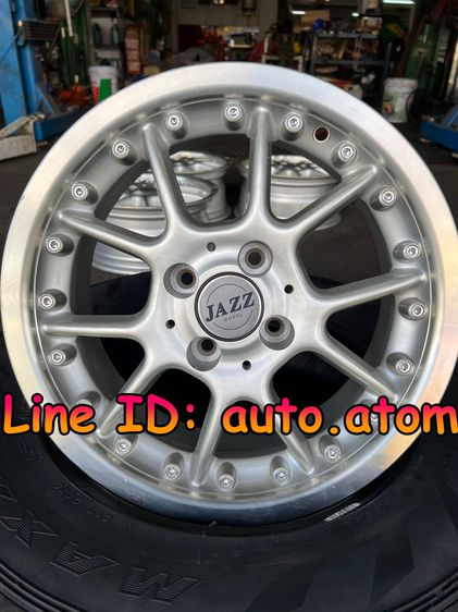 ขายแม็กซ์แต่ง Honda Jazz 4 รู 100 15 นิ้ว