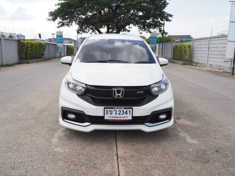 Honda Mobilio 2019 1.5 RS Utility-car เบนซิน ไม่ติดแก๊ส เกียร์อัตโนมัติ ขาว รูปที่ 3