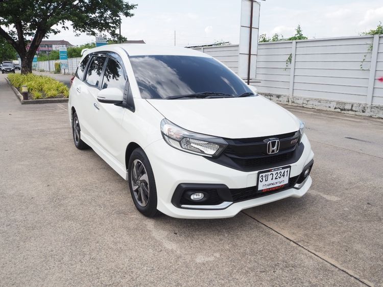 Honda Mobilio 2019 1.5 RS Utility-car เบนซิน ไม่ติดแก๊ส เกียร์อัตโนมัติ ขาว รูปที่ 2