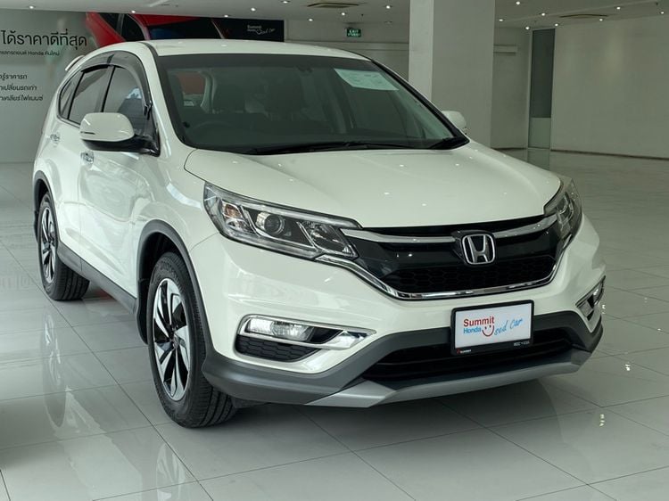Honda CR-V 2015 2.4 EL Utility-car เบนซิน ไม่ติดแก๊ส เกียร์อัตโนมัติ ขาว