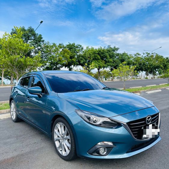 Mazda Mazda3 2015 2.0 S Sports Sedan เบนซิน LPG เกียร์อัตโนมัติ ฟ้า รูปที่ 2