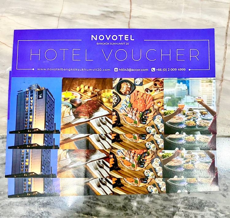 Novotel สุขุมวิท 20 บุฟเฟ่ต์ sunday brunch 