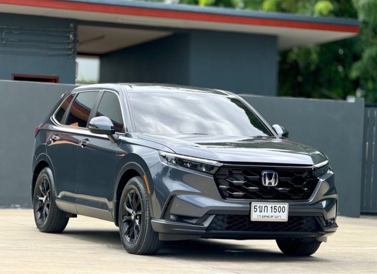 Honda CR-V 2023 2.0 E Utility-car ไฮบริด ไม่ติดแก๊ส เกียร์อัตโนมัติ เทา รูปที่ 3