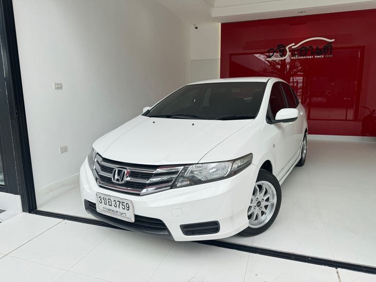 Honda City 2013 1.5 S CNG Sedan เบนซิน NGV เกียร์อัตโนมัติ ขาว รูปที่ 1