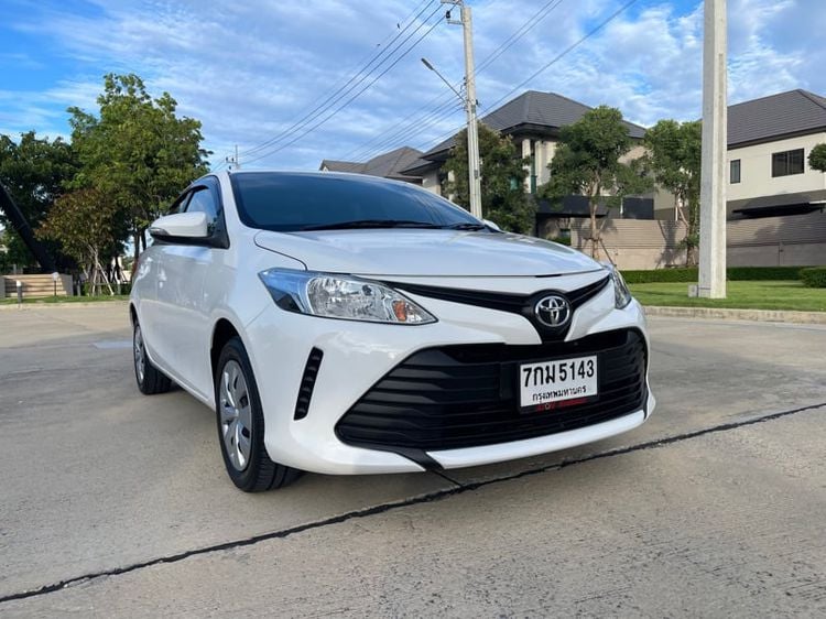 Toyota Vios 2018 1.5 J Sedan เบนซิน ไม่ติดแก๊ส เกียร์อัตโนมัติ ขาว รูปที่ 1