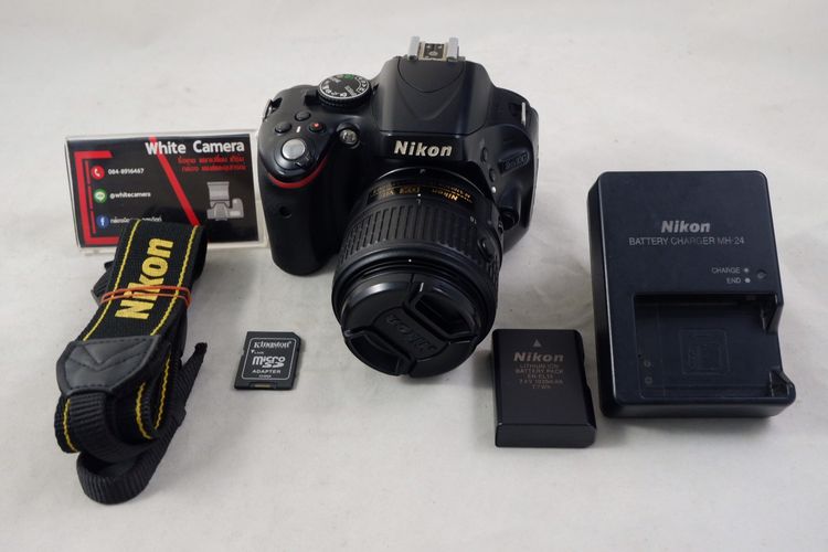 กล้อง DSLR ไม่กันน้ำ Nikon D5100 + เลนส์ AF-S 18-55 VR II 