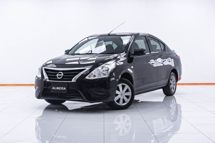 Nissan Almera 2014 1.2 EL Sedan เบนซิน ไม่ติดแก๊ส เกียร์อัตโนมัติ ดำ รูปที่ 4