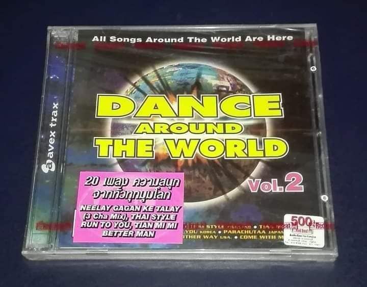 ซีดีเพลงDance Around The World รวมเพลงดังจากทั่วทุกมุมโลกเวอร์ชั่นยุคค่ายเรดบีท ชุด1และ2  รูปที่ 4