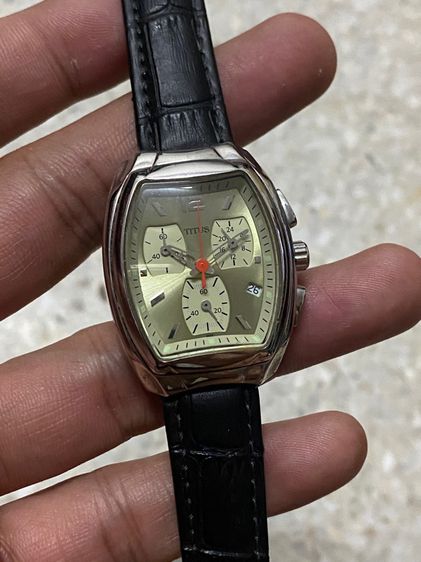 นาฬิกายี่ห้อ TITUS  ควอทช์ เลดี้ โครโนกราฟ  แท้มือสอง สายเปลี่ยนใหม่ 1000฿ รูปที่ 1
