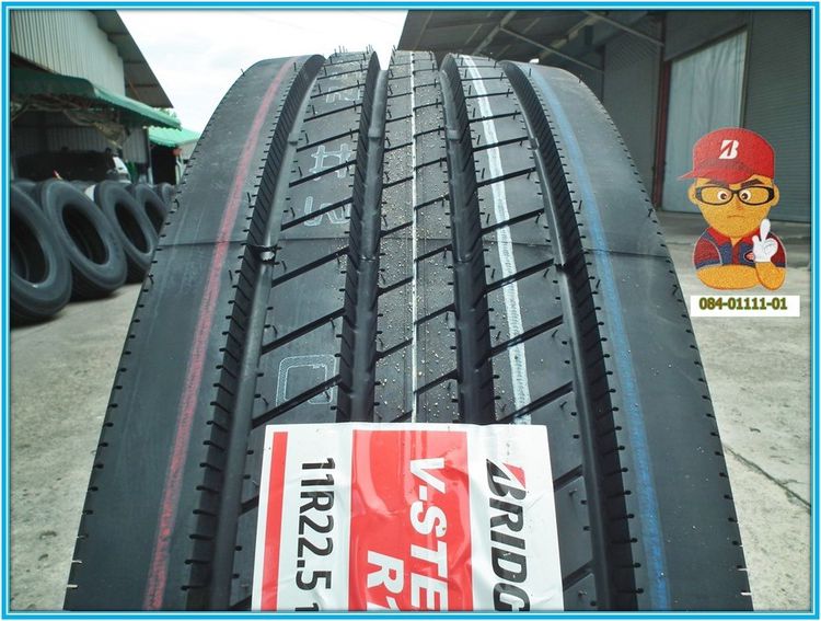 Bridgestone รุ่น R157 ขนาด 11R 22.5 Tbr ยางใหม่ เส้นละ9,450บาท รูปที่ 3