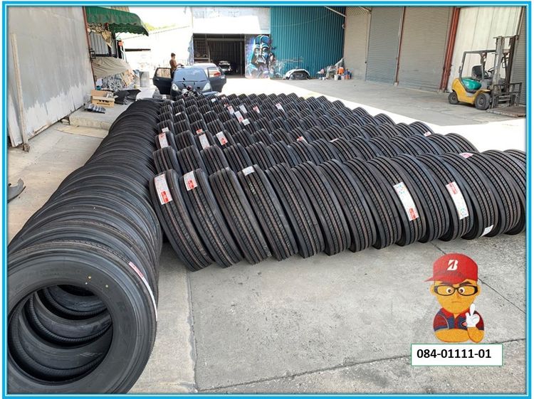 Bridgestone รุ่น R157 ขนาด 11R 22.5 Tbr ยางใหม่ เส้นละ9,450บาท รูปที่ 9