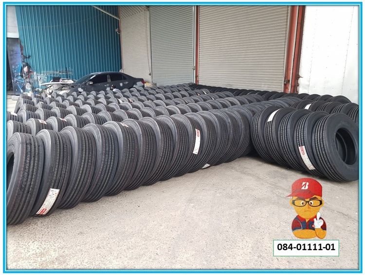 Bridgestone รุ่น R157 ขนาด 11R 22.5 Tbr ยางใหม่ เส้นละ9,450บาท รูปที่ 7