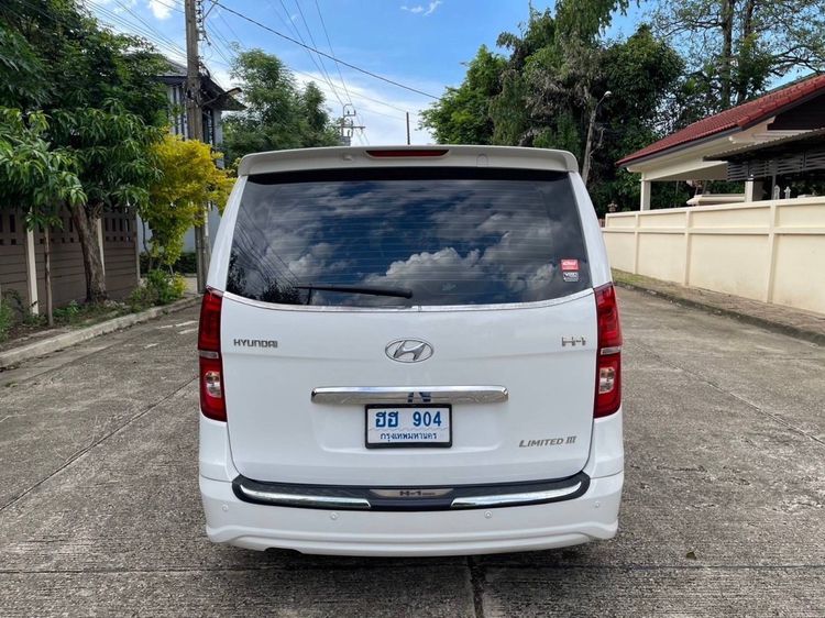Hyundai H-1  2019 2.5 Limited III Van ดีเซล ไม่ติดแก๊ส เกียร์อัตโนมัติ ขาว รูปที่ 3