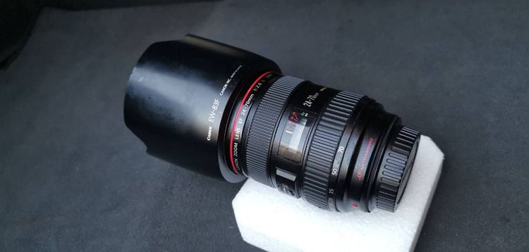 เลนส์ซูม Canon ขายเลนส์เทพฯ ราคาถูก ef 24-70 f2.8 fL สวยๆ 