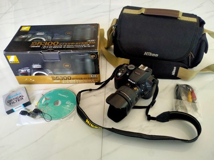 กล้อง DSLR Nikon D5300 + Nikkor AF-P 18-55 