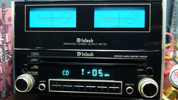 McIntosh MX5000 + vumeter