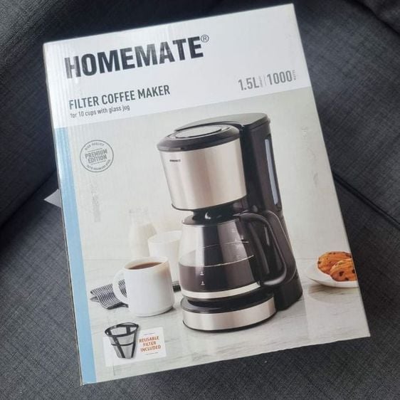 
เครื่องชงกาแฟดริป Homemate Filter Coffee Maker รุ่น HOM 212081