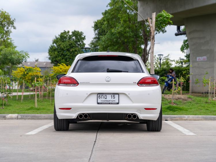 Volkswagen Scirocco 2014 2.0 TSi Comfortline Sedan เบนซิน ไม่ติดแก๊ส เกียร์อัตโนมัติ ขาว รูปที่ 4