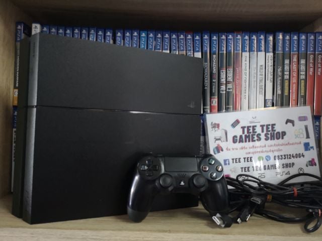 Sony เครื่องเกมส์โซนี่ เพลย์สเตชั่น PS4 (Playstation 4) เชื่อมต่อไร้สายได้ ps4 fat บอร์ด​1206​ จุ500gb ภาพ​คมชัด​ระดับ​full hd
fw 11.50เฟิร์มแวร์​ล่า​สุ​ดเมนู​ภาษาไทย​ 