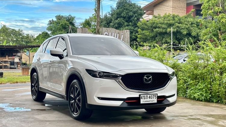 Mazda CX-5 2018 2.0 SP Sedan เบนซิน ไม่ติดแก๊ส เกียร์อัตโนมัติ ขาว