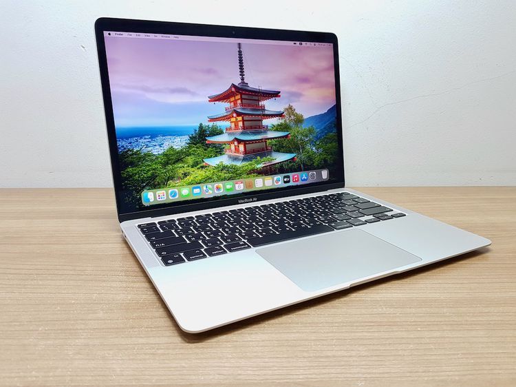 Apple Macbook Air แมค โอเอส 8 กิกะไบต์ อื่นๆ ไม่ใช่ MacbookAir (Retina13-inch, 2020) M1 8-Core CPU 7-Core GPU SSD 256Gb Ram 8Gb สี Silver ราคาน่าโดน