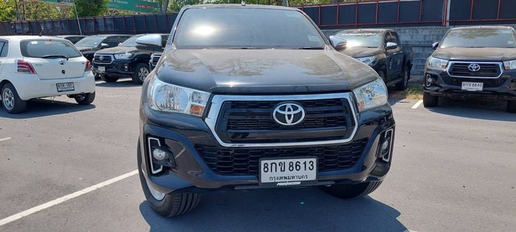 Toyota Hilux Revo 2018 2.4 E Pickup ดีเซล เกียร์ธรรมดา ดำ รูปที่ 2