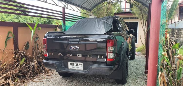 Ford Ranger 2014 2.2 Wildtrak Pickup ดีเซล ไม่ติดแก๊ส เกียร์อัตโนมัติ ดำ รูปที่ 3