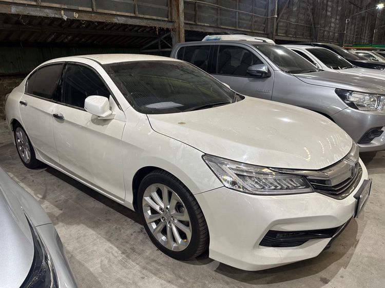 Honda Accord 2018 2.4 EL Sedan เบนซิน ไม่ติดแก๊ส เกียร์อัตโนมัติ ขาว รูปที่ 2