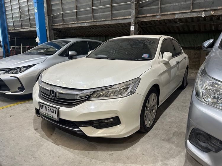 Honda Accord 2018 2.4 EL Sedan เบนซิน ไม่ติดแก๊ส เกียร์อัตโนมัติ ขาว รูปที่ 1