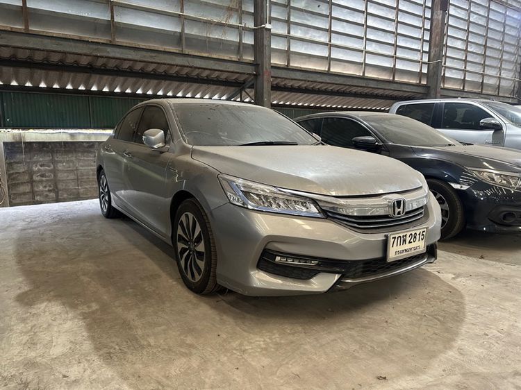 Honda Accord 2018 2.0 e:HEV EL+ Sedan ไฮบริด ไม่ติดแก๊ส เกียร์อัตโนมัติ เทา รูปที่ 2