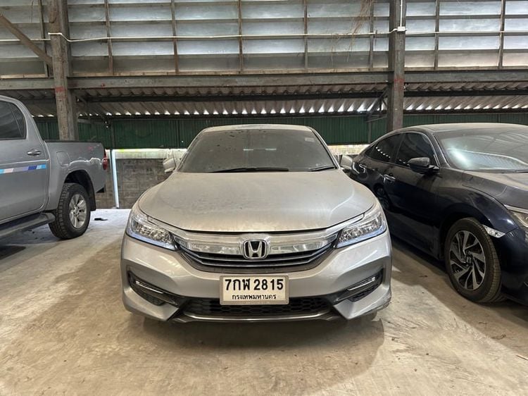 Honda Accord 2018 2.0 e:HEV EL+ Sedan ไฮบริด ไม่ติดแก๊ส เกียร์อัตโนมัติ เทา รูปที่ 1