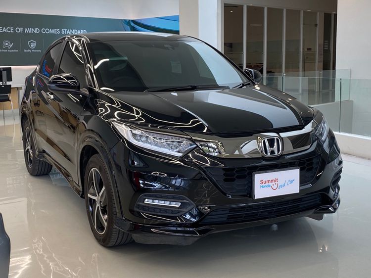 Honda HR-V 2019 1.8 RS Utility-car เบนซิน ไม่ติดแก๊ส เกียร์อัตโนมัติ ดำ รูปที่ 3