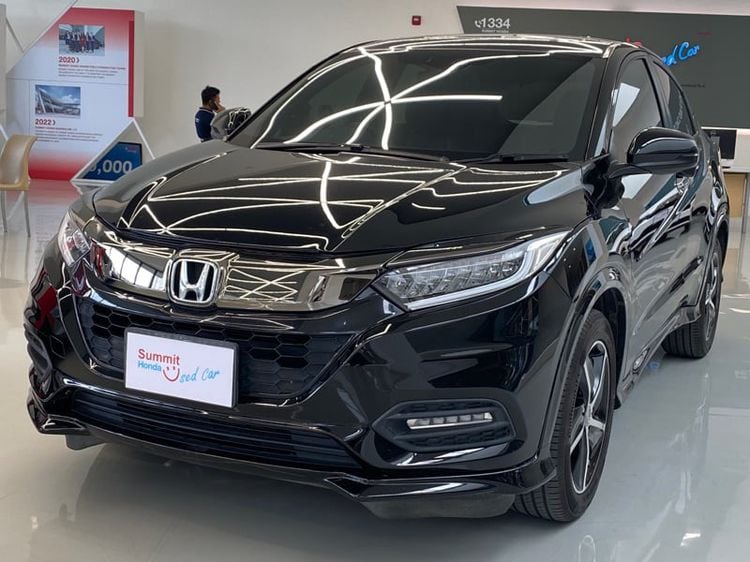 Honda HR-V 2019 1.8 RS Utility-car เบนซิน ไม่ติดแก๊ส เกียร์อัตโนมัติ ดำ รูปที่ 1