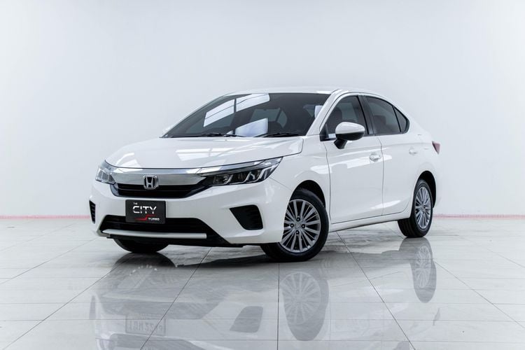 Honda City 2020 1.0 V Sedan เบนซิน ไม่ติดแก๊ส เกียร์อัตโนมัติ ขาว รูปที่ 4