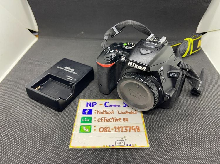 กล้อง DSLR กันน้ำ Nikon D5500 WiFi จอสัมผัส สภาพนางฟ้า ชต.1xxxx ใช้งานปกติทุกระบบ