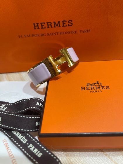 สร้อยข้อมือ อื่นๆ   กำไล Hermès ชมพู โกลด์ 2 cm