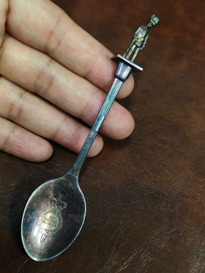 (5096) ช้อนเงิน งานนอก ของเก่าเเท้ รูปที่ 5