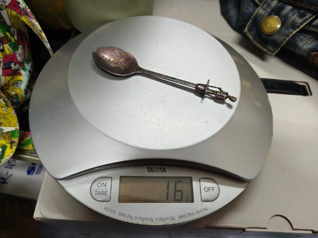 (5096) ช้อนเงิน งานนอก ของเก่าเเท้ รูปที่ 7