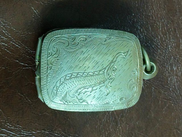 (5444) กรอบพระเงินเก่า รูปที่ 6