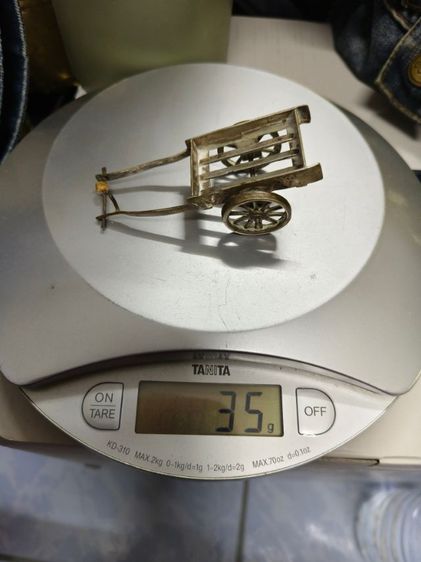 (435) เกวียนเงินงานเก่า ขายตามสภาพ รูปที่ 8